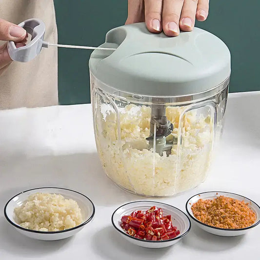 Stainless Manual Chopper - Effortless Food Prep Tool.